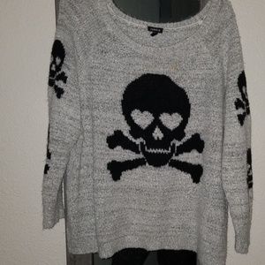 Cozy skull sweater